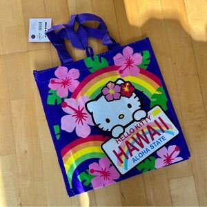 Hello Kitty ABC Stories Exclusive Hawaii Aloha State Reusable Tote Bag, Purple